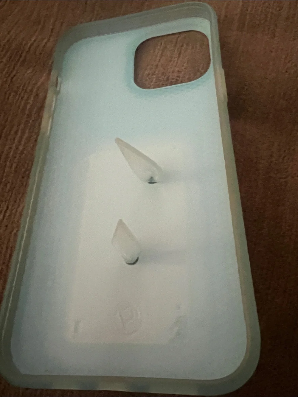 Loopy Case Light Blue and White Gingham Phone Case with Built-In Loop